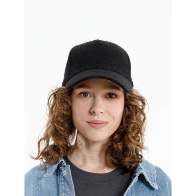 Бейсболка Woolridge, черная-8