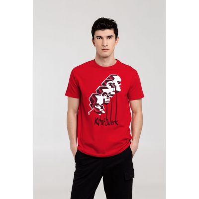 Футболка «Меламед. Kraftwerk», красная-0