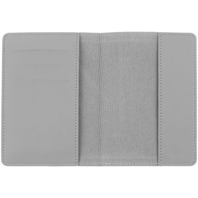 Обложка для паспорта Shall Simple, серый-1