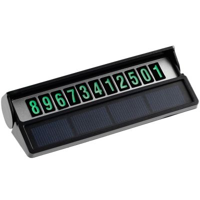 Парковочная визитка Litera Solar, черная-1