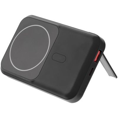 Магнитный беспроводной аккумулятор Top Force, 10 000 мАч, черный-3