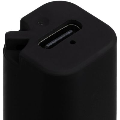 Фонарик аккумуляторный Falkirk, черный-4