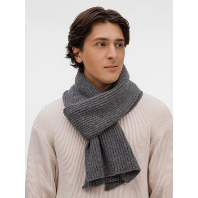 Шарф Laconi, темно-серый меланж-5