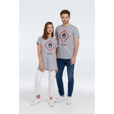 Футболка «Жар-птица», серый меланж-8