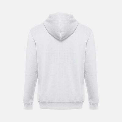 Толстовка мужская на молнии с капюшоном Amsterdam, белая-2