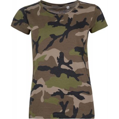 Футболка женская Camo Women 150 камуфляж-0