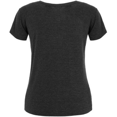 Футболка женская Chakraday, черный меланж-1