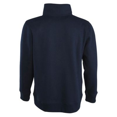 Толстовка Scott 290 с контрастным воротником на молнии, темно-синяя-1