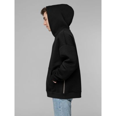 Худи Oversize Pockets, черное-8