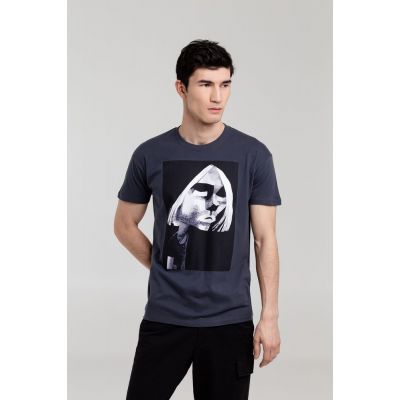 Футболка «Меламед. Kurt Cobain», темно-серая-0