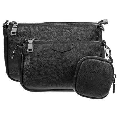 Сумка через плечо Gamma, черная-1