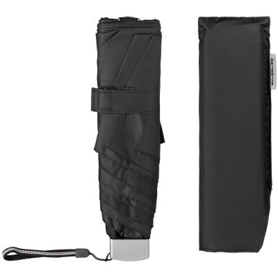 Зонт складной Rain Pro Mini Flat, черный-3
