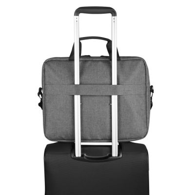 Сумка для ноутбука The First, серая-6