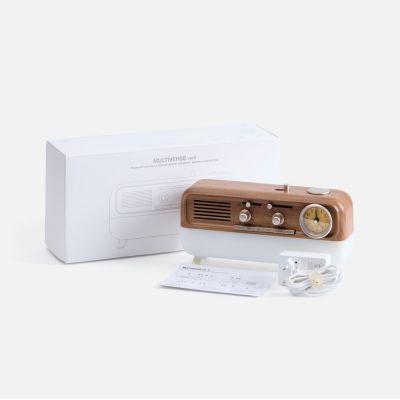 Bluetooth-колонка с беспроводной зарядкой, часами и подсветкой Multiverse, ver.2-6