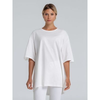 Футболка оверсайз «Не сахар», молочно-белая-3