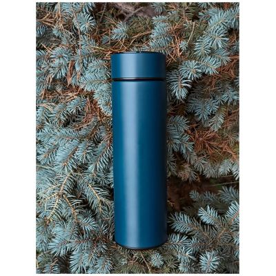 Термос с индикатором температуры Sense, синий-3