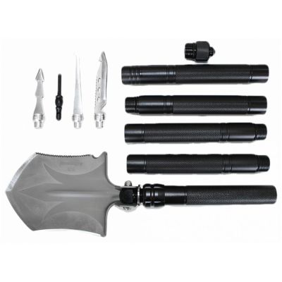 Многофункциональная лопата HK002, черная-0