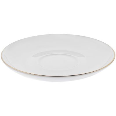 Кофейная пара Select, белая с золотистой отводкой-8