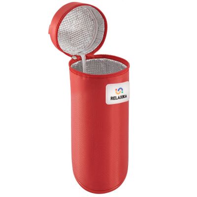 Термос Relaxika Duo 1200 в чехле, стальной-3