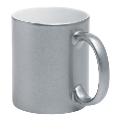 Кружка Ore для сублимационной печати, серебристая-1