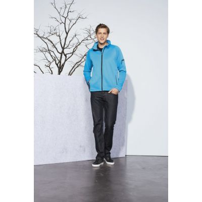 Куртка флисовая мужская New Look Men 250, бирюзовая-3