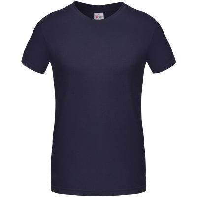 Футболка унисекс T-Bolka 180, темно-синяя-0