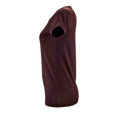 Футболка женская Regent Fit Women, бордовый меланж-2