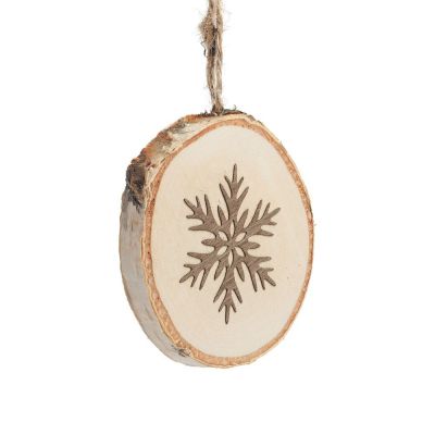 Подвеска Logger, малая, со снежинкой-0