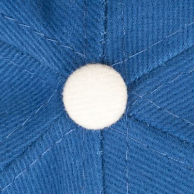 Бейсболка Unit Trendy, ярко-синяя с белым-2