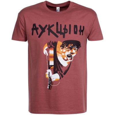 Футболка «Меламед. Аукцыон», пыльно-розовая-0