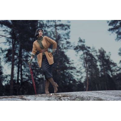 Зонт-трость Unit Promo, бордовый-4