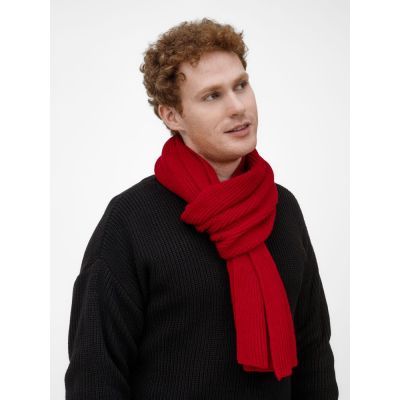 Шарф Nobilis Mono, красный-5
