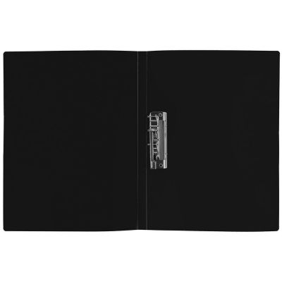 Папка с прижимом Expert, черная-1