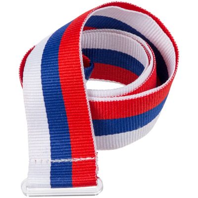 Лента для медали с пряжкой Ribbon, триколор-1