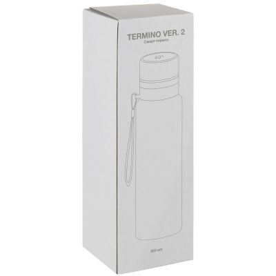 Смарт-термос Termino, ver.2, белый (молочный)-8