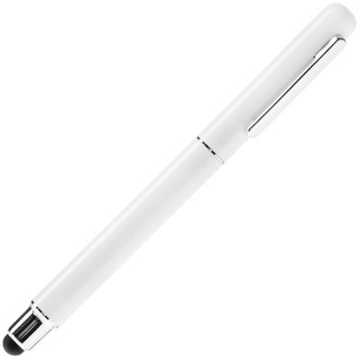 Роллер Scribo со стилусом, матовый белый-4