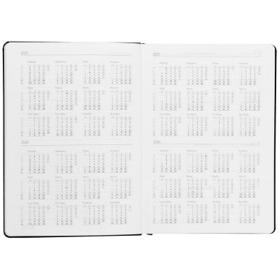 Ежедневник Must, датированный, черный-4