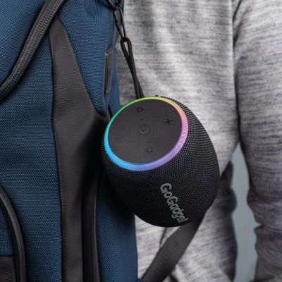 Водонепроницаемая колонка с подсветкой CityWave Pro, черная-5