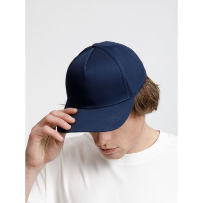 Бейсболка Seguro, темно-синяя-8