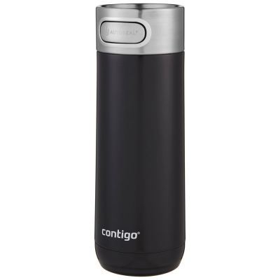 Термостакан Luxe XL, вакуумный, герметичный, черный-0