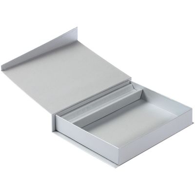 Коробка Duo под ежедневник и ручку, серая-1