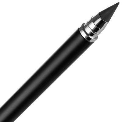 Ручка шариковая и вечный карандаш Diptych, черная-2
