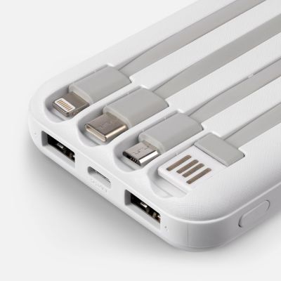 Аккумулятор Omni Qi 10000 мАч, ver.2, белый-4