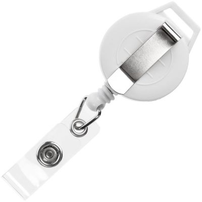 Ретрактор Attach New с ушком под ленту, белый-1