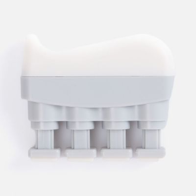 Эспандер кистевой FingerTap, серый с белым-1