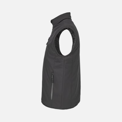 Жилет софтшелл унисекс Falcon BW, черный-2