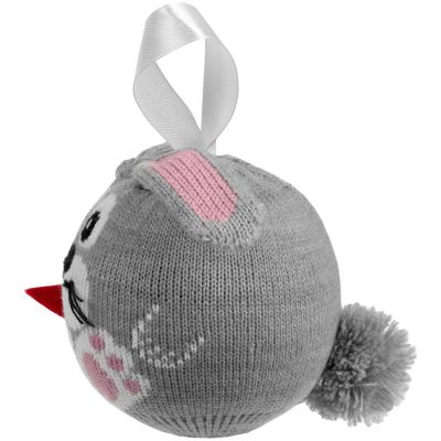 Елочный шар «Заяц с морковкой»-1