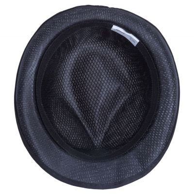 Шляпа Gentleman, черная с черной лентой-3