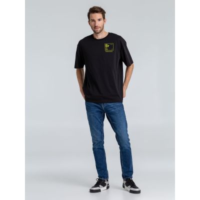 Футболка оверсайз «Бро», черная-2