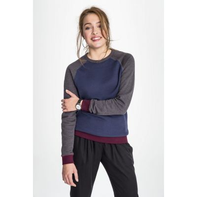 Толстовка унисекс Sandro, светло-серый меланж с темным меланжем-4